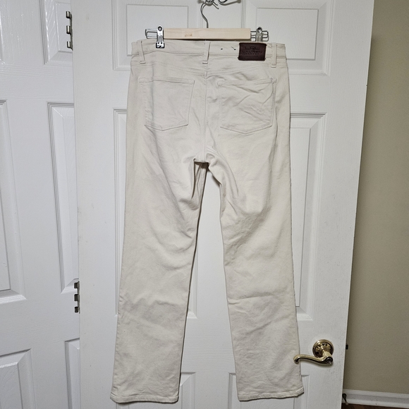 Lauren Ralph Lauren Women's Cream Straight Leg Jeans - Picture 4 of 4